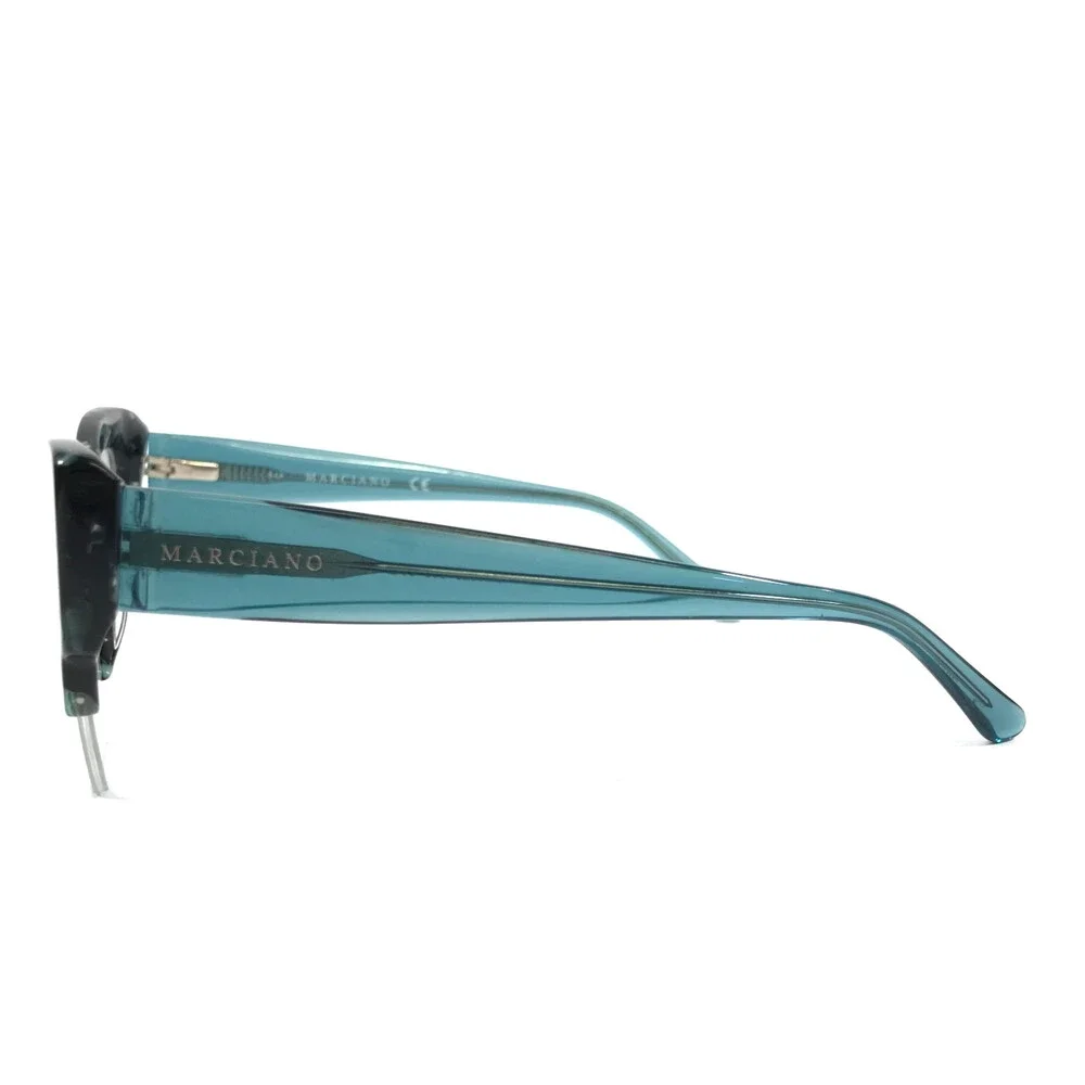 Marciano Eyeglasses Frames GM0329 089 Turquoise Butterfly Half Rim 50-17-140